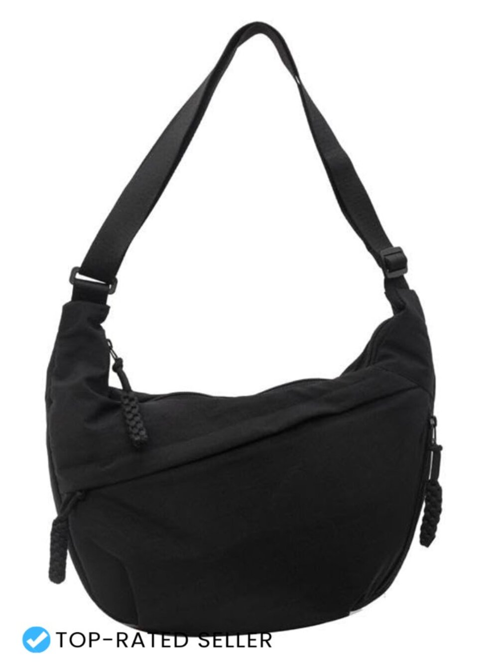Nylon Crescent Crossbody Bag Hobo Shoulder Tote Sling Dumpling Purse
